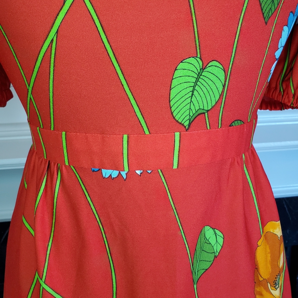 VINTAGE TORI RICHARD HONOLULU MAXI DRESS - Picture 7 of 11